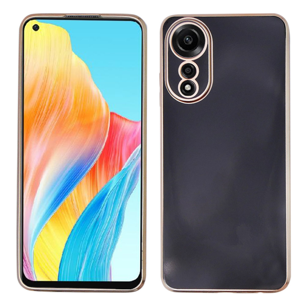 Oppo A78 4g Hülle, Glamour Camshield, Schwarz