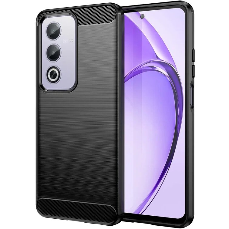 Schutzhülle Für Oppo A80, Carbon, Schwarz