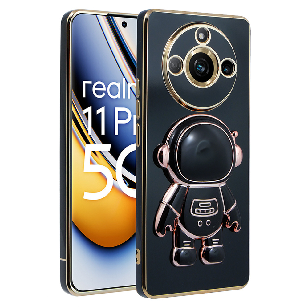 Hülle Für Realme 11 Pro / 11 Pro+, Astronaut, Schwarz