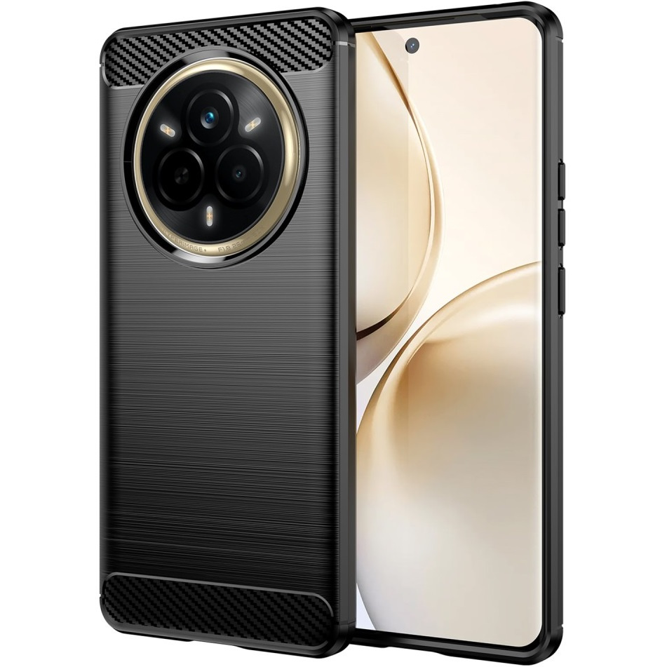 Schutzhülle Für Realme 14 Pro+ 5g, Carbon, Schwarz