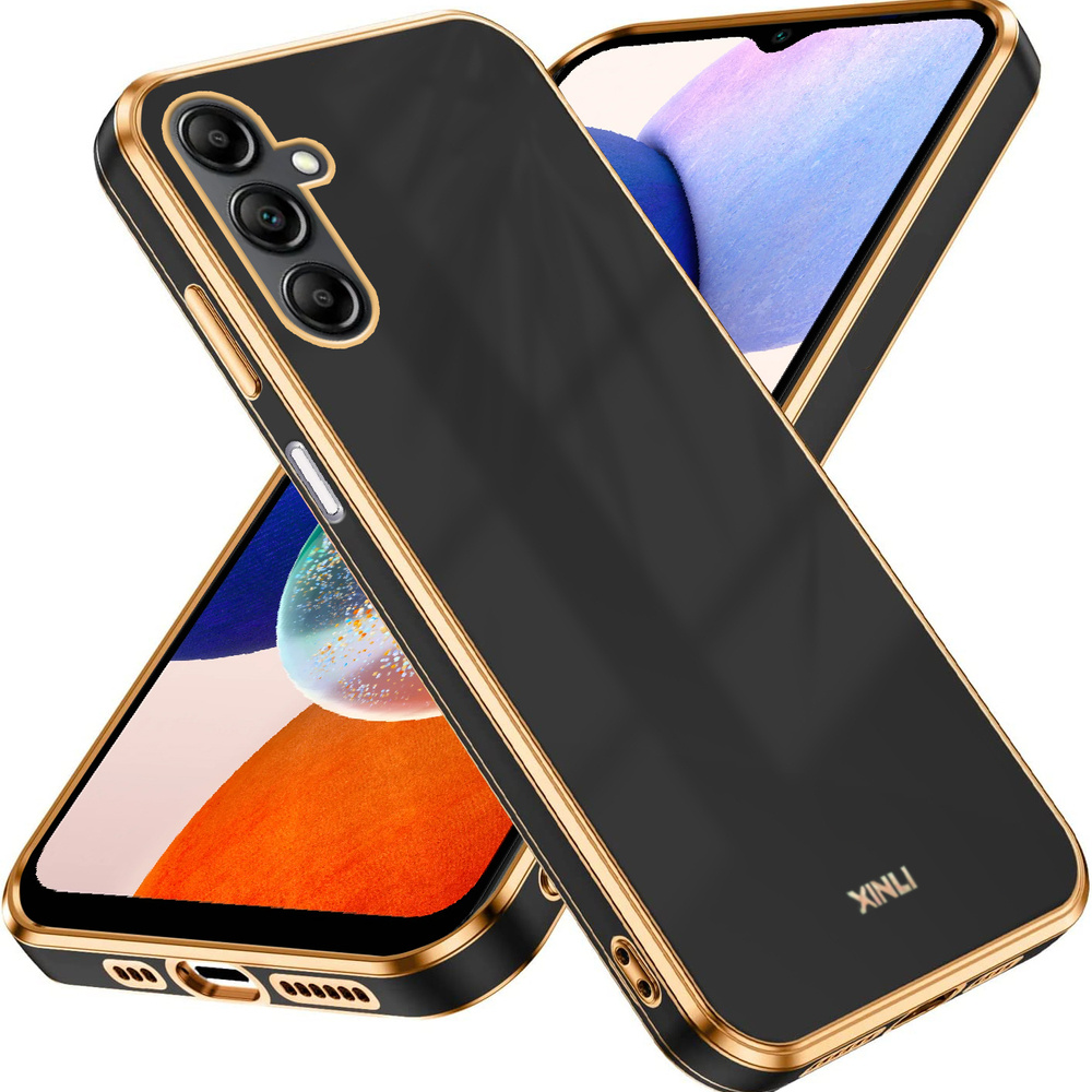 Schutzhülle Für Samsung Galaxy A14 4g/5g, Farbe: Electro, Schwarz