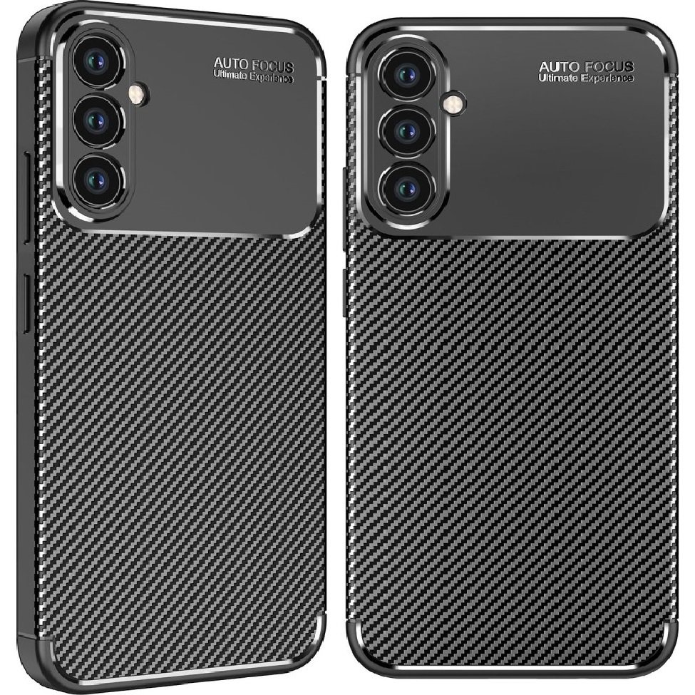 Schutzhülle Für Samsung Galaxy A34 5g, Carbon Gel, Schwarz