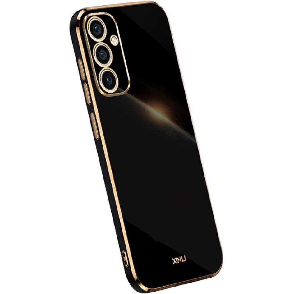 Schutzhülle Für Samsung Galaxy A35 5g, Glamour Camshield, Schwarz