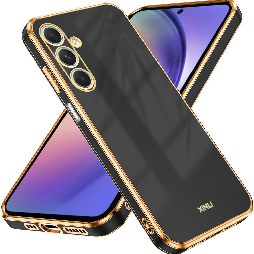 Schutzhülle Für Samsung Galaxy A54 5g, Glamour Camshield, Schwarz
