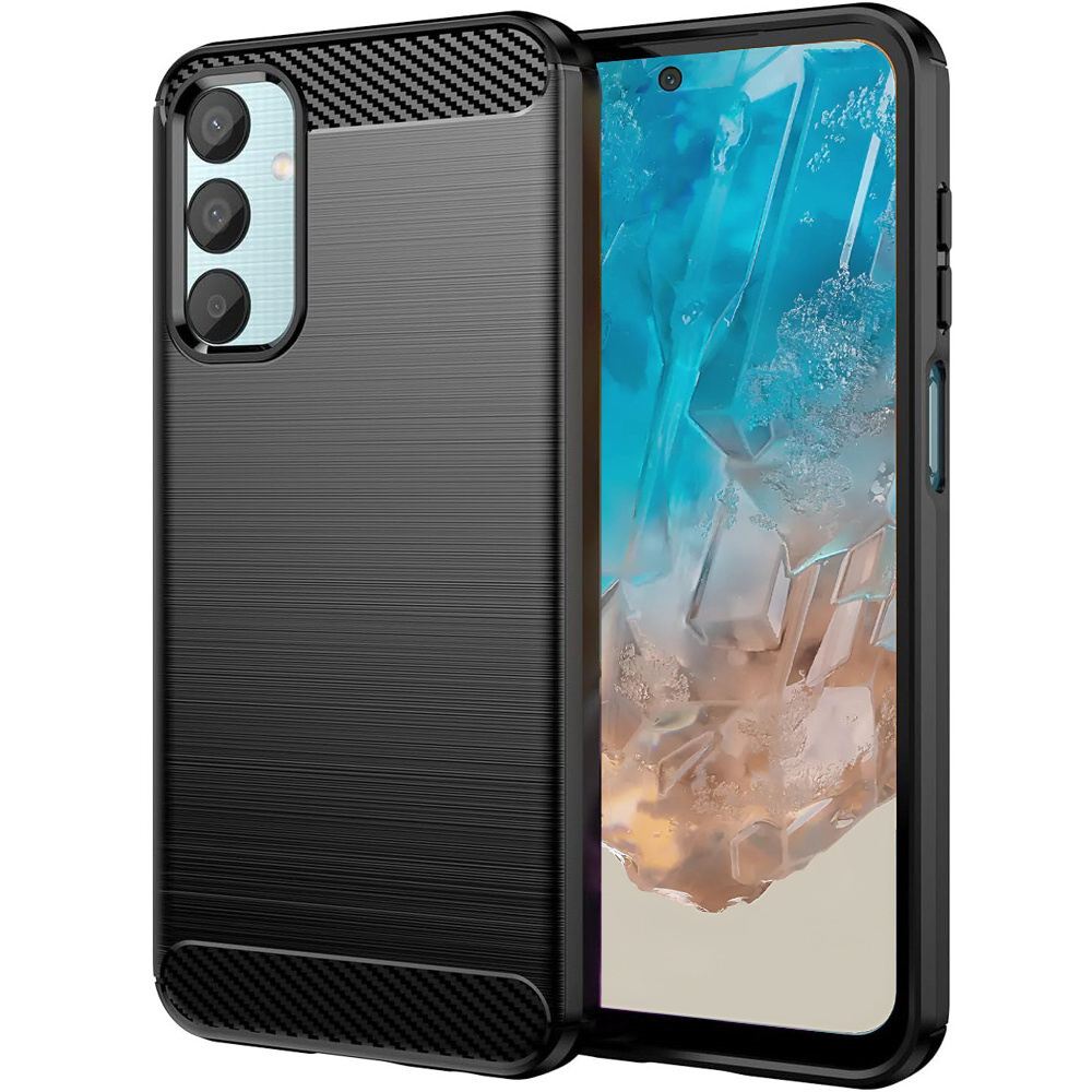 Schutzhülle Für Samsung Galaxy M35, Carbon, Schwarz