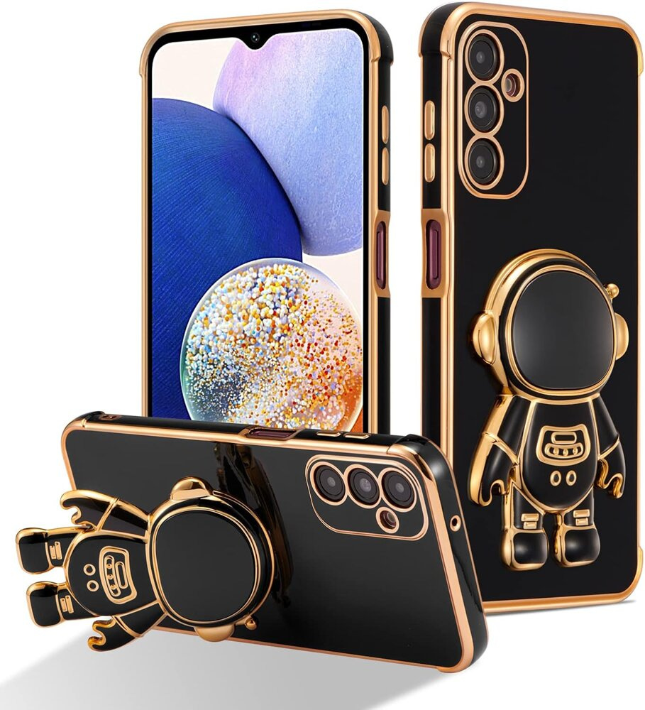Samsung Galaxy M15 5g Hülle, Astronaut, Schwarz
