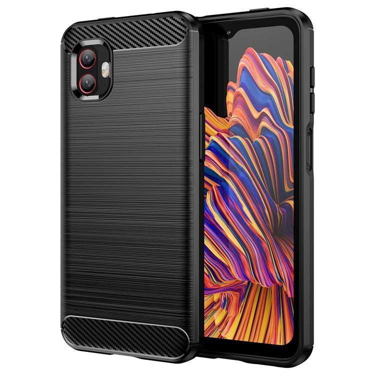 Schutzhülle Für Samsung Galaxy Xcover 6 Pro 5g, Karbon, Schwarz