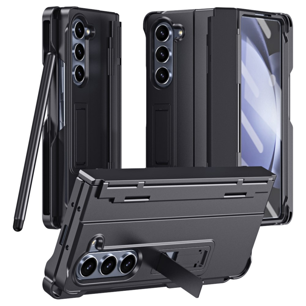 Schutzhülle Für Samsung Galaxy Z Fold6 5g, Mit Ständer Und Stift, Schwarz