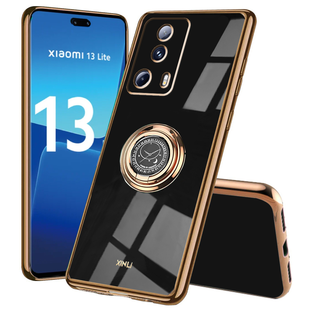 Hülle Für Xiaomi 13 Lite, Electro Ring, Schwarz