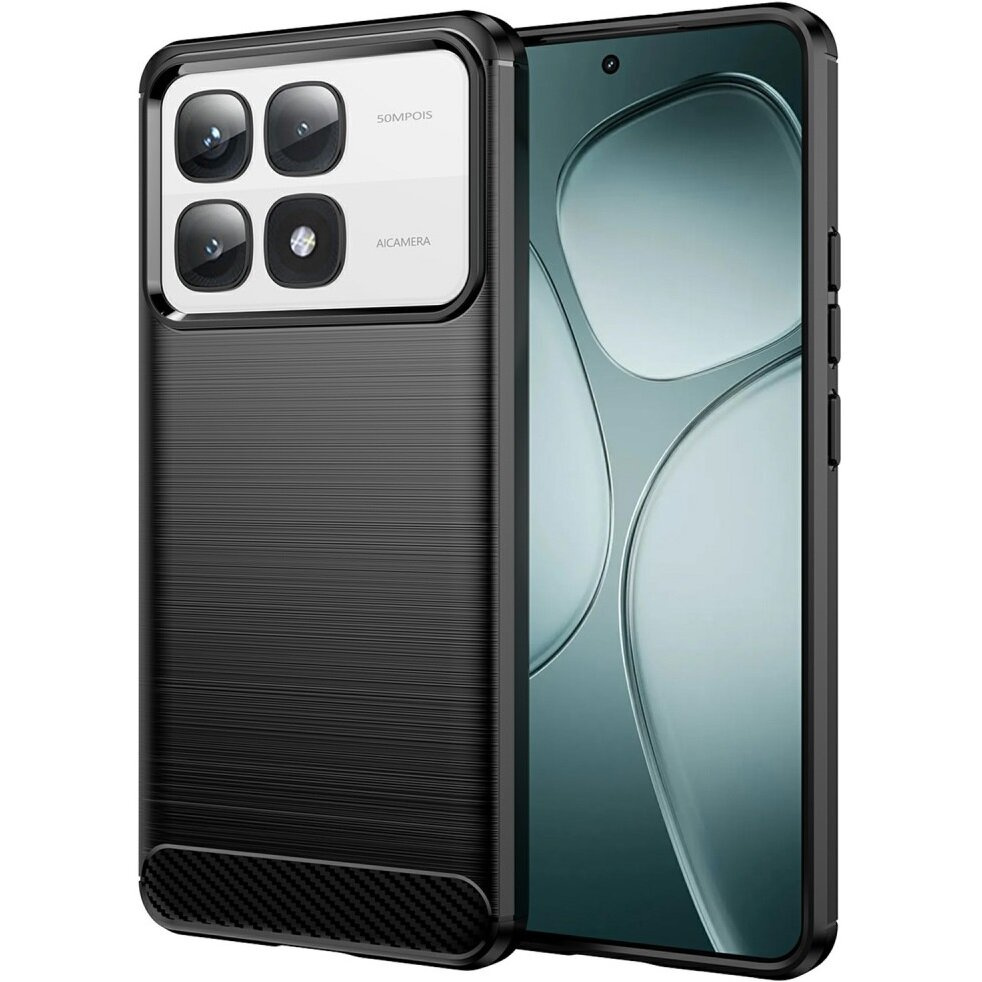 Schutzhülle Für Xiaomi 14t, Carbon, Schwarz