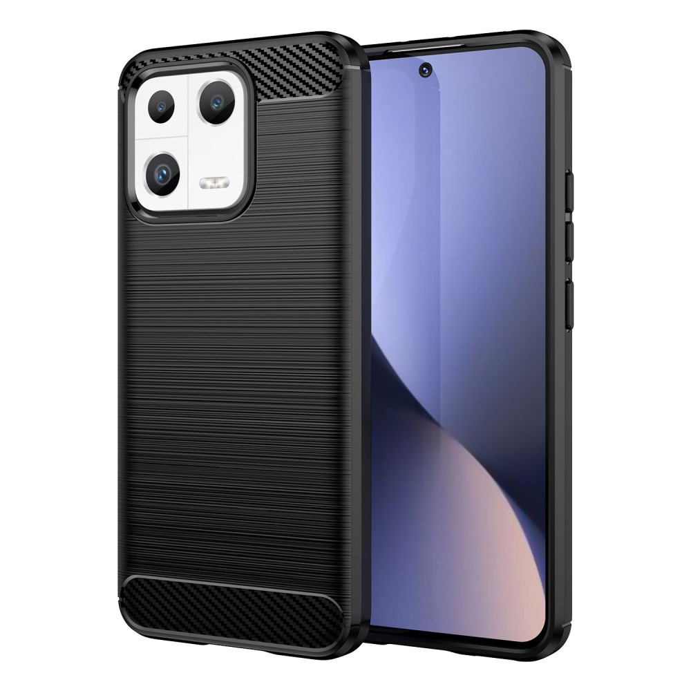 Hülle Für Xiaomi 13, Karbon, Schwarz
