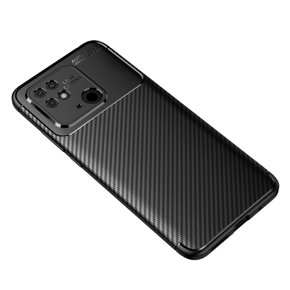 Schutzhülle Für Xiaomi Redmi 10c, Carbon Gel, Schwarz