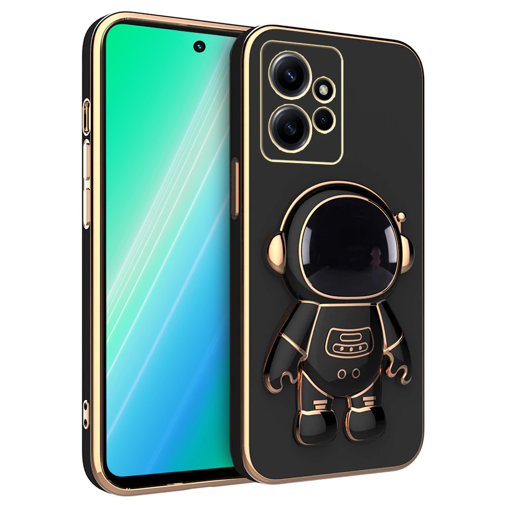 Schutzhülle Für Xiaomi Redmi Note 12 4g, Astronaut, Schwarz