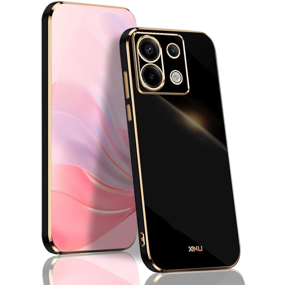 Schutzhülle Für Xiaomi Redmi Note 13 Pro 5g, Glamour Camshield, Schwarz