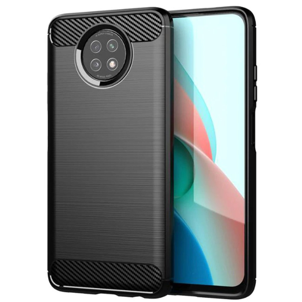 Schutzhülle Für Xiaomi Redmi Note 9t 5g, Karbon, Schwarz