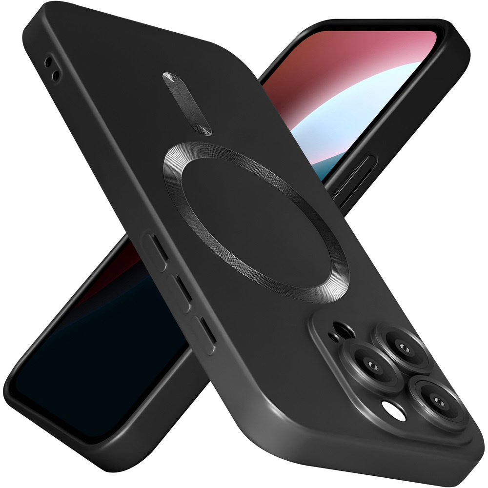 Iphone 16 Pro Max Hülle, Colormag, Für Magsafe, Schwarz