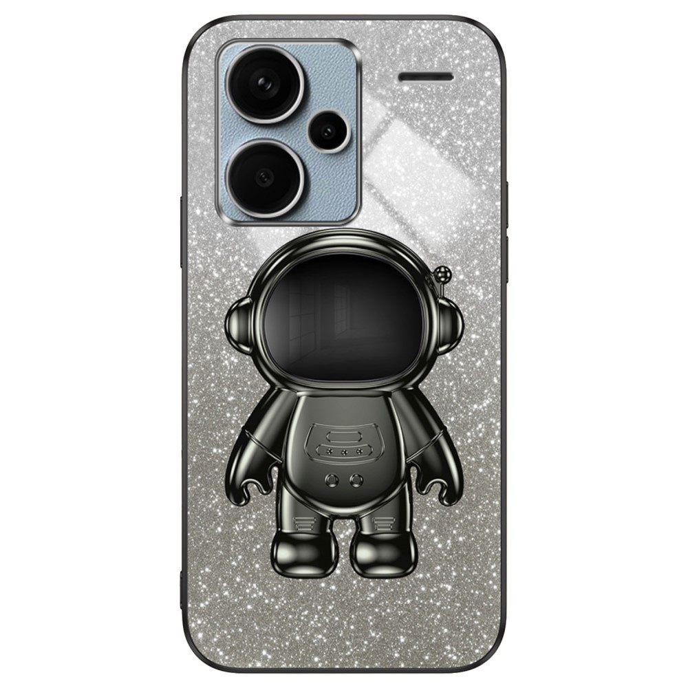 Schutzhülle Für Xiaomi Redmi Note 13 Pro+, Glitzer-astronaut, Schwarz