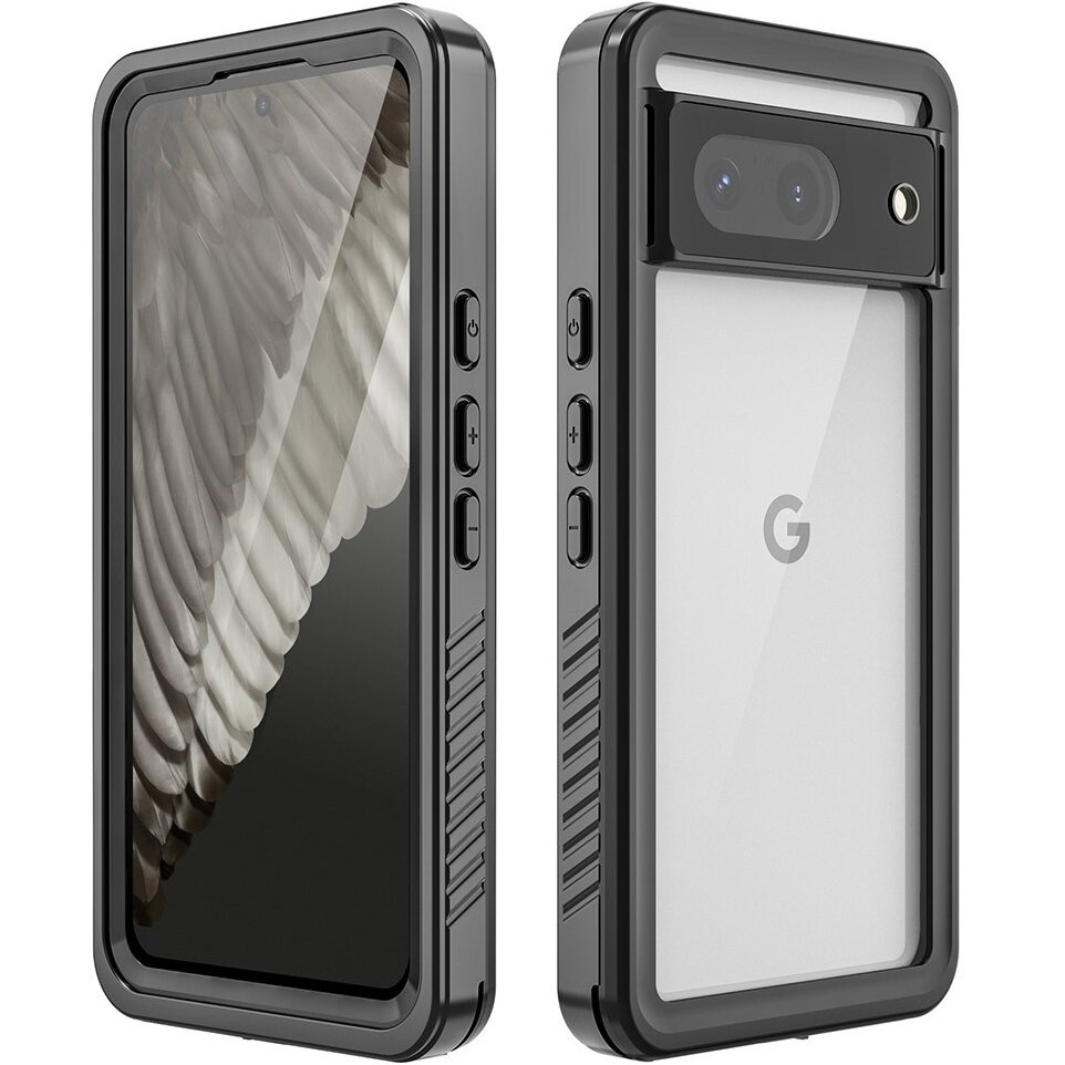 Ip68 Wasserdichte Hülle Für Google Pixel 8, Schwarz