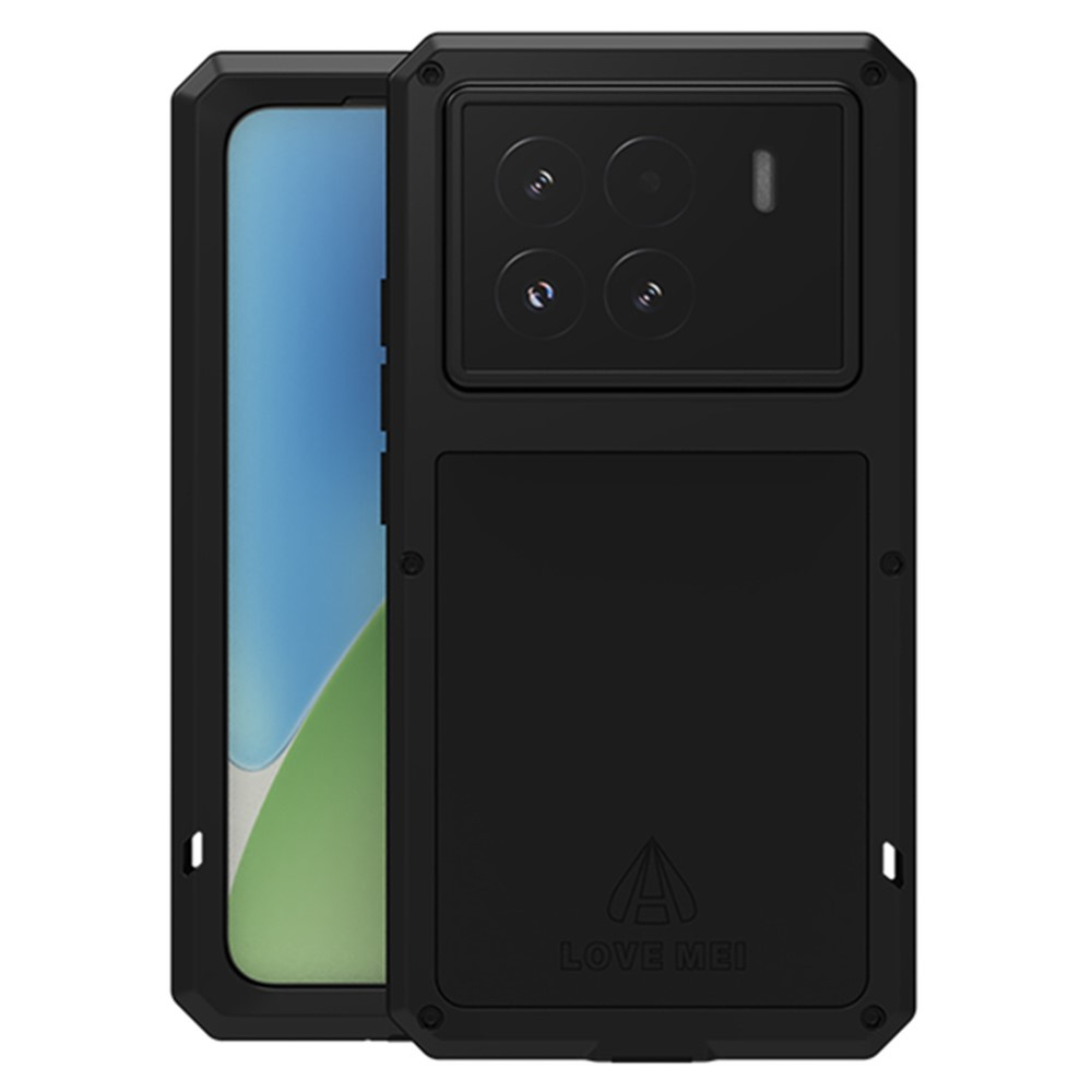Mei Schutzhülle Für Xiaomi 15, Mit Glas Geschützt, Schwarz