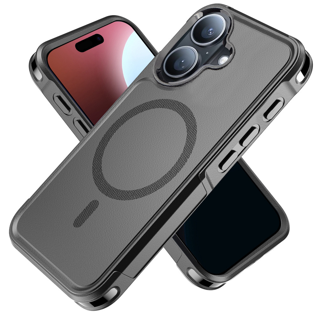Iphone 16 Hülle, Magforce Magsafe, Schwarz