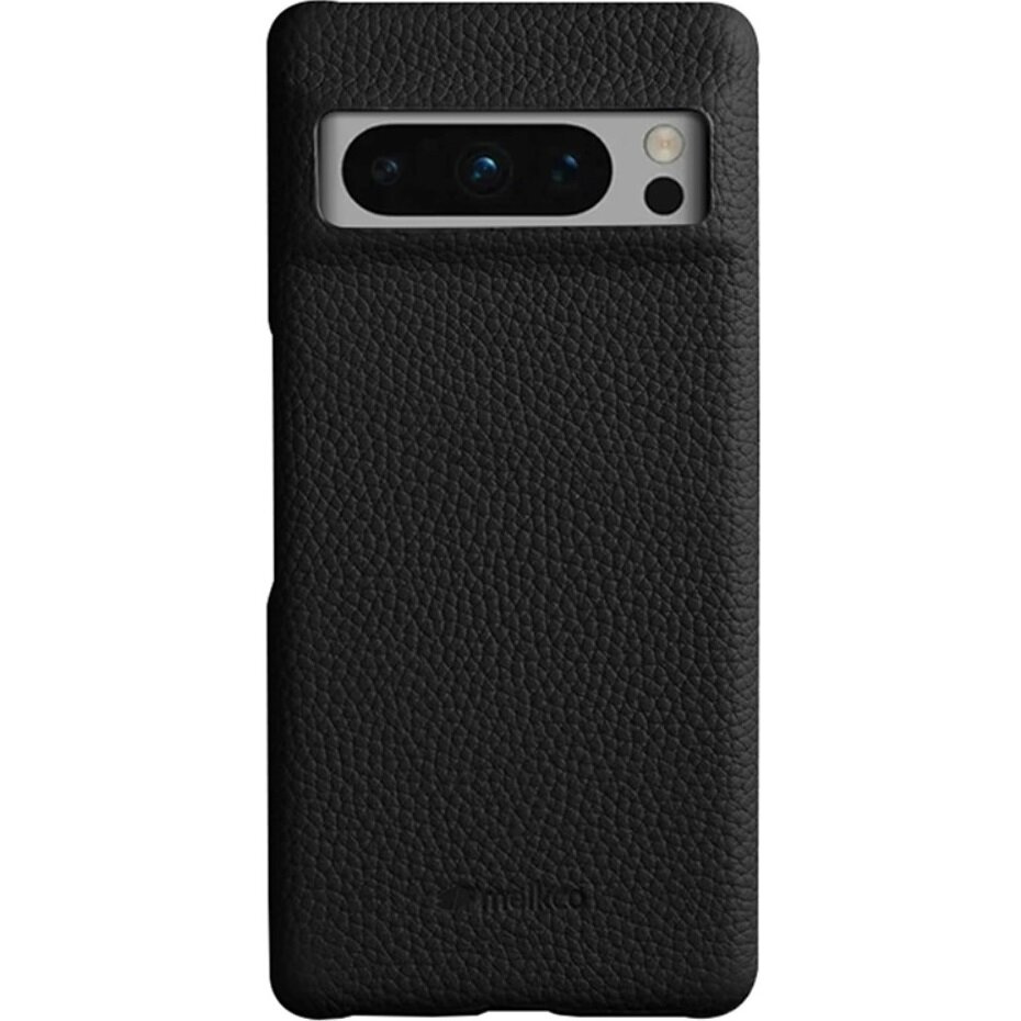 Melkco Hülle Für Google Pixel 8 Pro, Leder, Schwarz