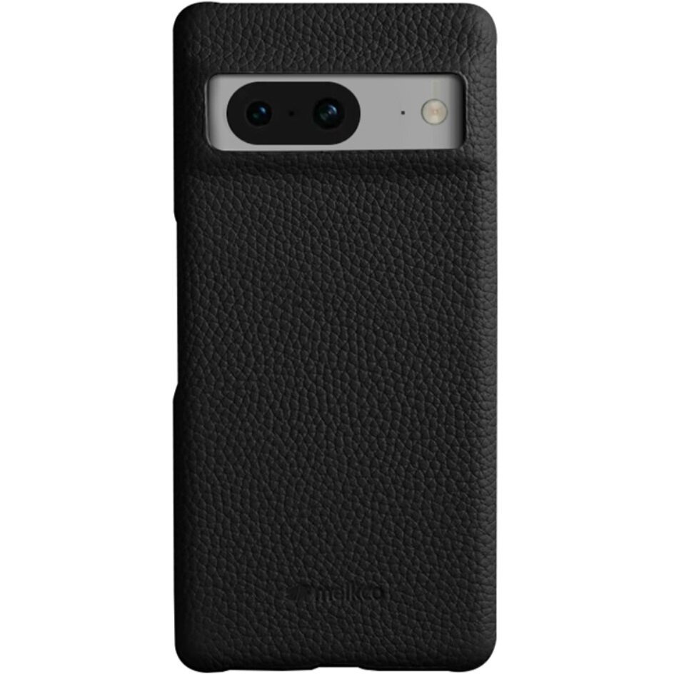 Melkco Hülle Für Google Pixel 8, Leder, Schwarz
