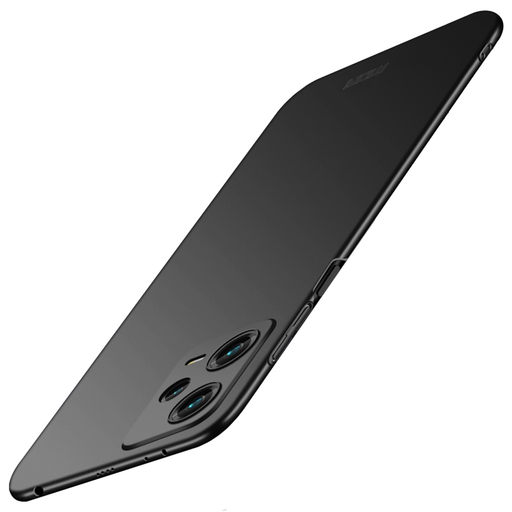 Mofi-hülle Für Xiaomi Redmi Note 12 Pro+ 5g, Dünn, Schwarz