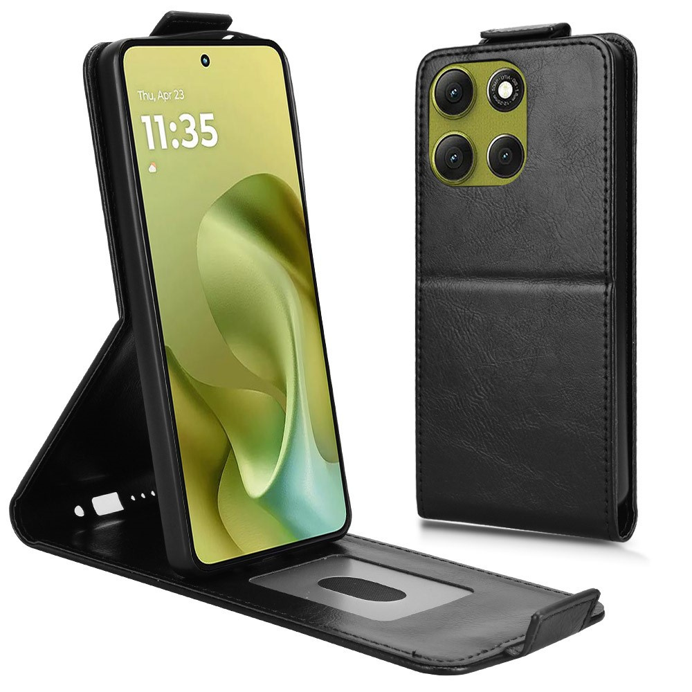 Klapphülle Für Motorola Moto G86 Power 5g, Schwarz