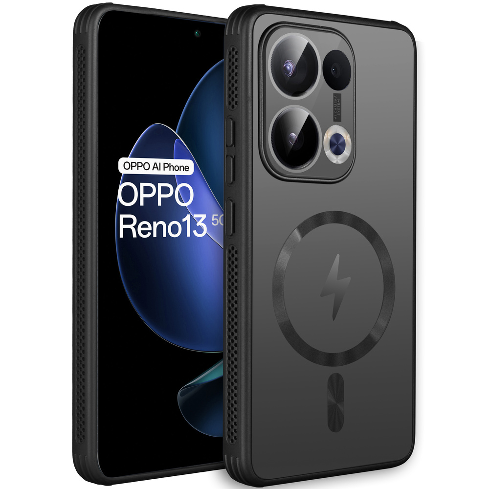 Schutzhülle Für Oppo Reno 13, Magsafe, Schwarz