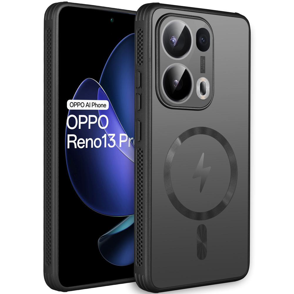 Schutzhülle Für Oppo Reno 13 Pro, Magsafe, Schwarz