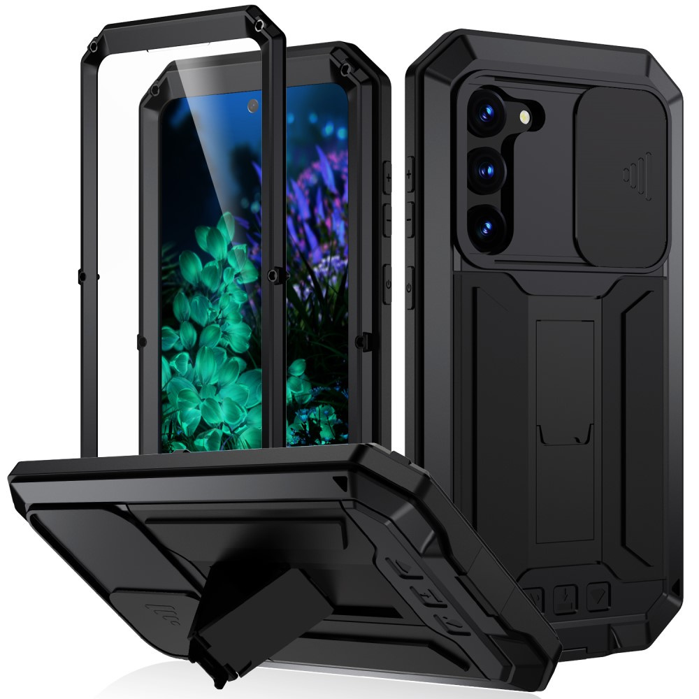 Schutzhülle Mit Panzerung Für Samsung Galaxy S23 Plus, R-just Camshield Slide, Schwarz