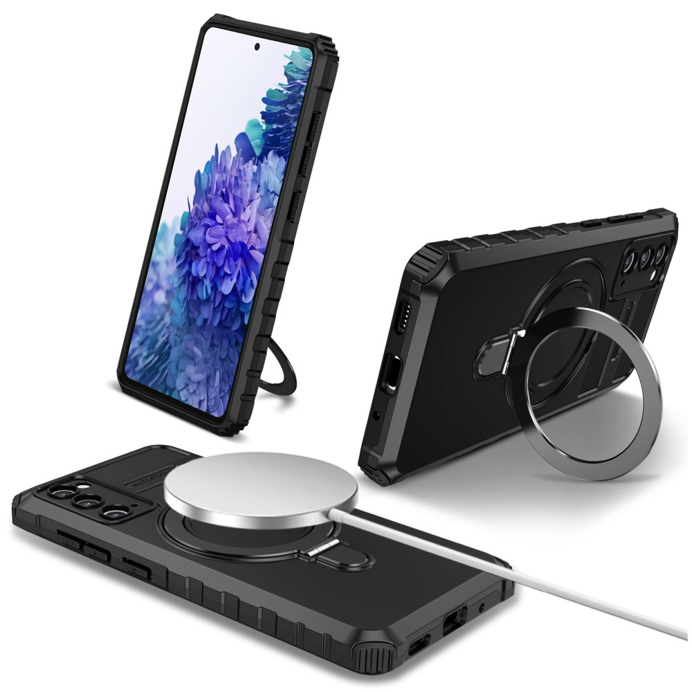 Samsung Galaxy S20 Fe Hülle, Magnetring, Für Magsafe, Schwarz