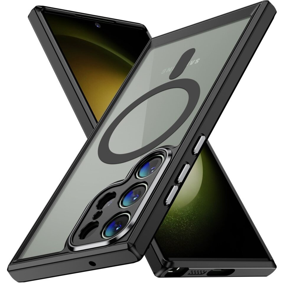 Samsung Galaxy S23 Ultra Hülle, Erbord Impact Guard, Für Magsafe, Schwarz