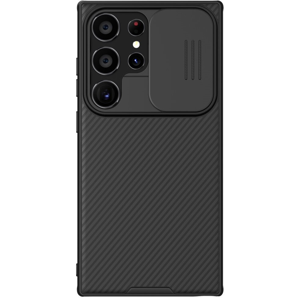 Schutzhülle Für Samsung Galaxy S24 Ultra, Nillkin Armor, Camshield Pro, Schwarz