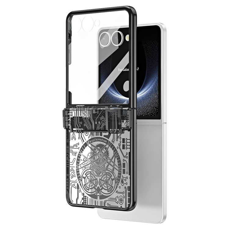 Schutzhülle Für Samsung Galaxy Z Flip7 5g, Modell „mechanical Legend“, Schwarz