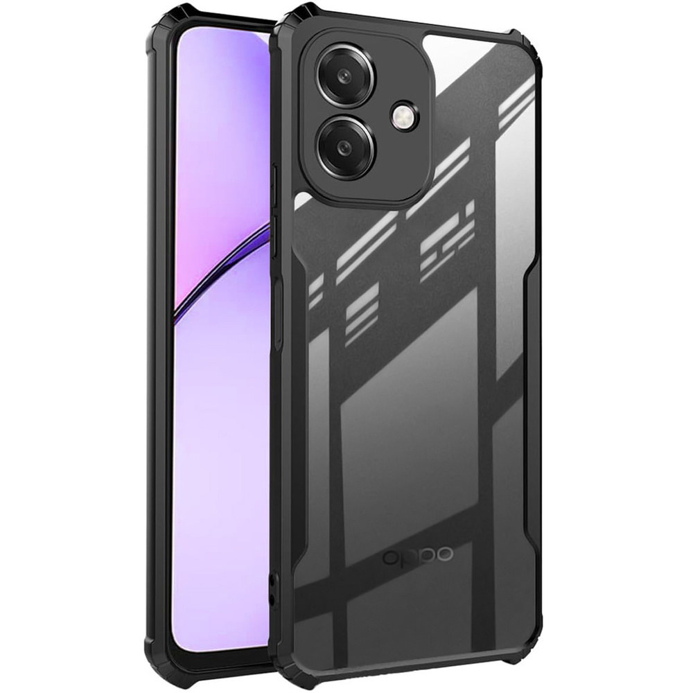 Schutzhülle Für Oppo A40 / Oppo A40m, Stoßfest, Hybrid, Schwarz