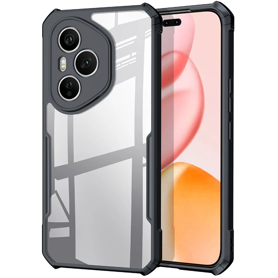 Schutzhülle Für Honor 400 Pro 5g, Stoßfest, Hybrid, Schwarz