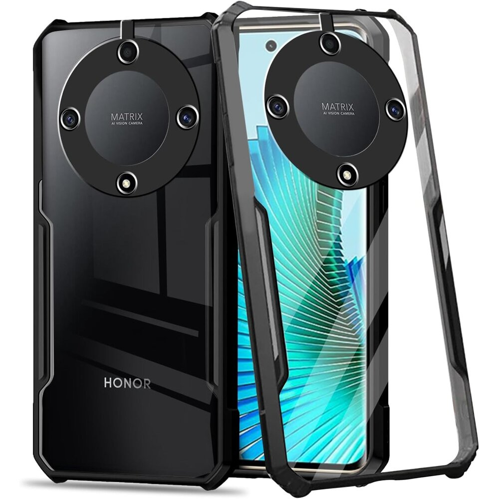 Schutzhülle Für Honor Magic 6 Lite 5g, Stoßfest, Hybrid, Schwarz