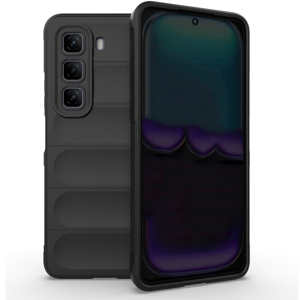 Schutzhülle Für Infinix Hot 50 4g, Stoßfest, Schwarz