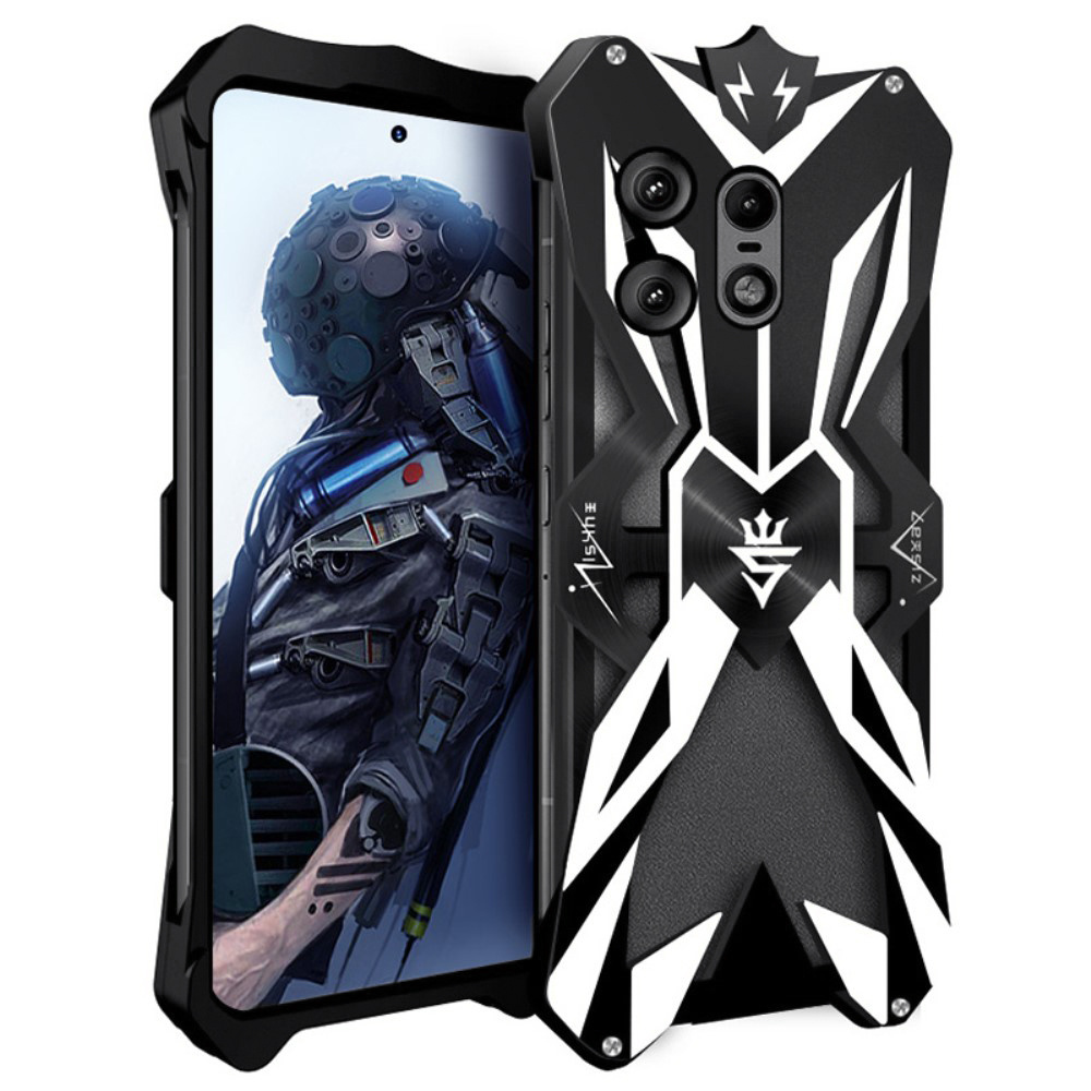 Motorola Edge 50 Pro 5g Schutzhülle, Aluminiumlegierung, Schwarz