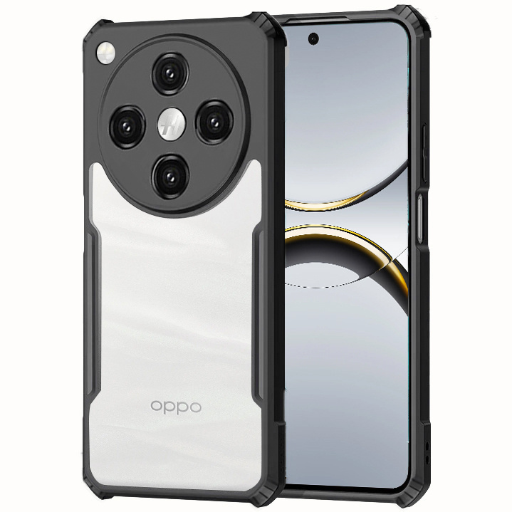 Schutzhülle Für Oppo Find X8 Pro, Stoßfest, Hybrid, Schwarz