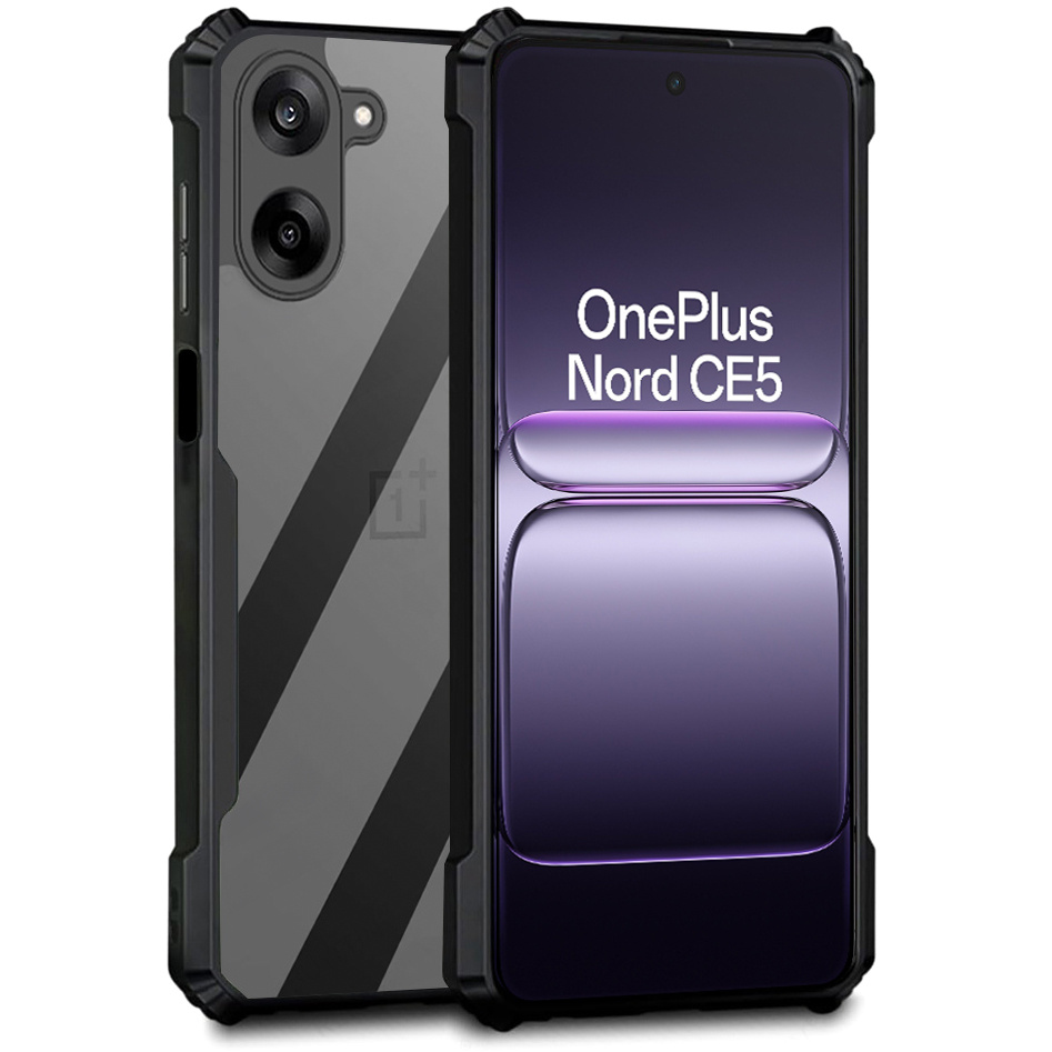 Schutzhülle Für Oneplus Nord Ce5, Stoßfest, Hybrid, Schwarz
