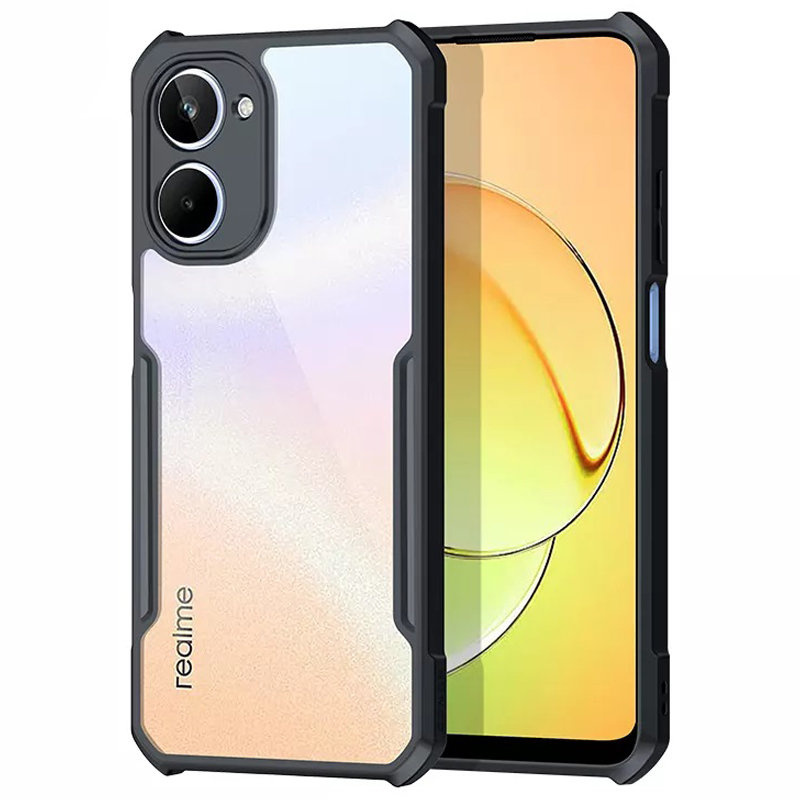 Schutzhülle Für Realme 10 4g, Stoßfest, Hybrid, Schwarz