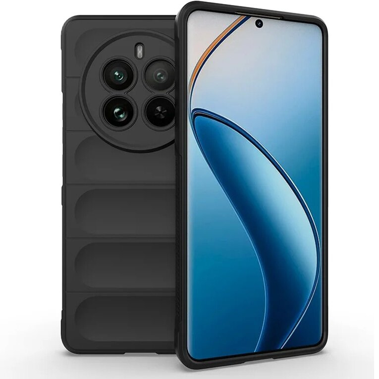 Realme 12 Pro 5g / 12 Pro+ 5g Gaming-schutzhülle, Stoßfest, Schwarz