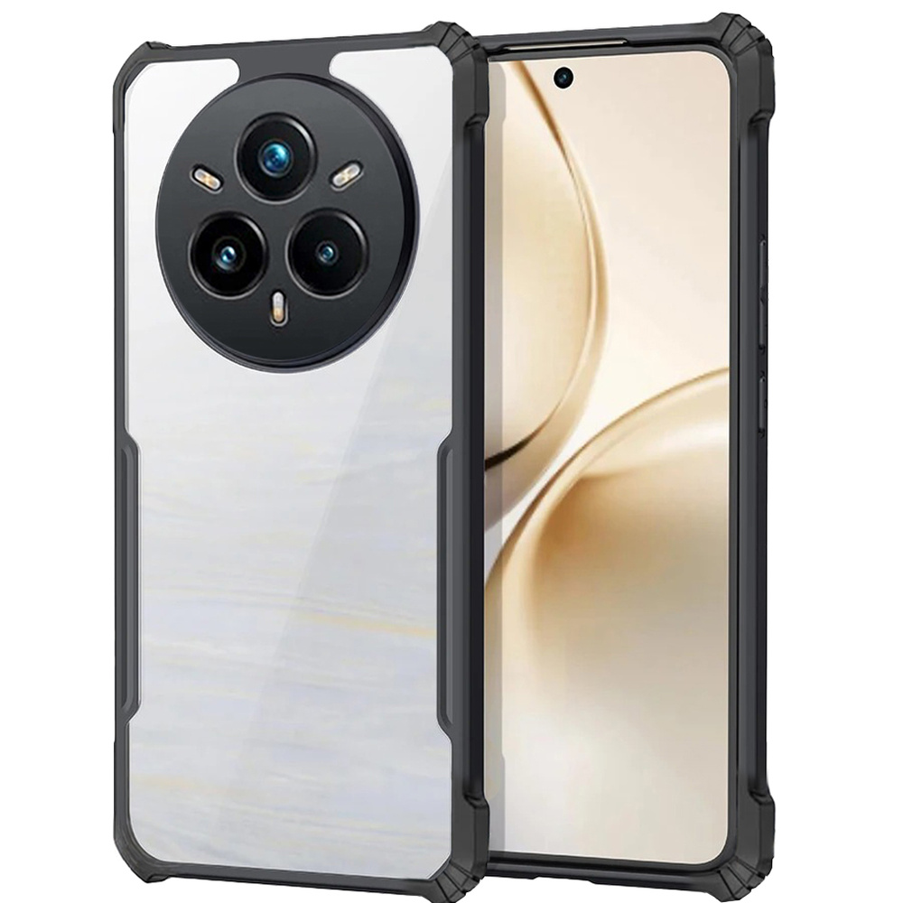 Schutzhülle Für Realme 14 Pro+ 5g, Stoßfest, Hybrid, Schwarz