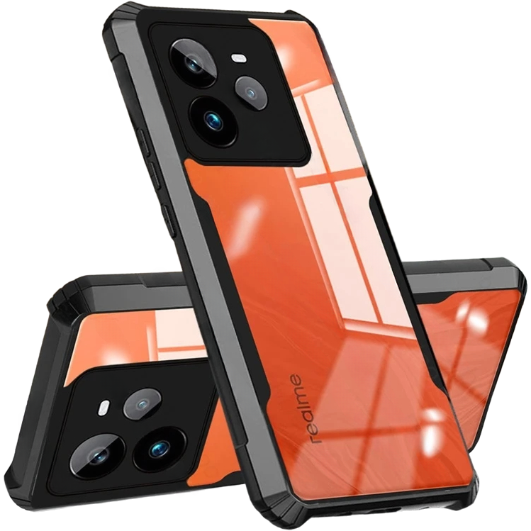 Schutzhülle Für Realme Gt 7 Pro, Hybrid-schutzhülle, Schwarz