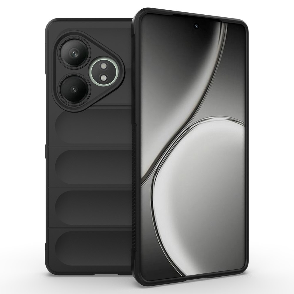 Schutzhülle Für Realme Gt 6 / 6t, Stoßfest, Schwarz