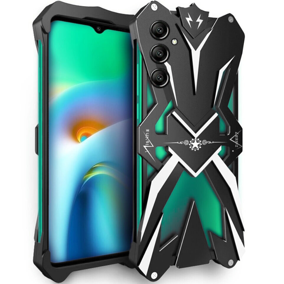 Schutzhülle Für Samsung Galaxy A14 5g/4g, Aluminiumlegierung, Schwarz