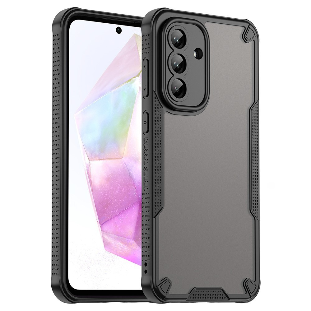 Schutzhülle Für Samsung Galaxy A56 5g, Armor Frosted Case, Schwarz