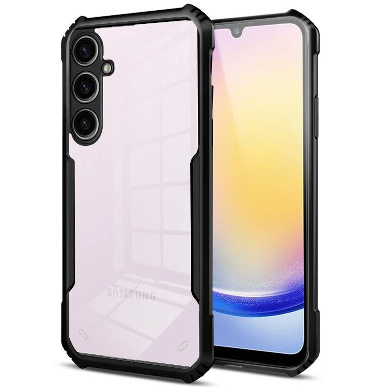 Schutzhülle Für Samsung Galaxy M15 5g, Stoßfest, Hybrid, Schwarz